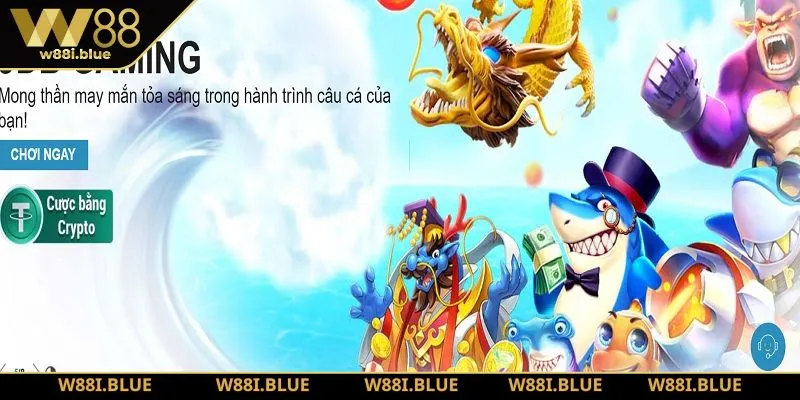 Sảnh bắn cá 3D W88 cung cấp nhiều sân chơi hấp dẫn
